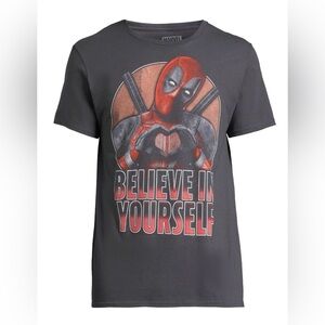 Deadpool Men's Believe in Yourself Graphic Tee